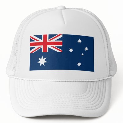 Australia Flag Hat by FlagTshirts