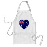 Australia Flag Heart Apron