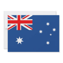 Australia Flag invitations by flagshirts Australia Flag invitations
