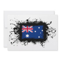 Australia Flag Invitations