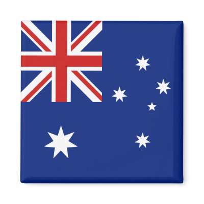 Australia Flag Magnet by FlagAndMap