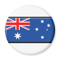 Australia Flag magnets by jacinto888 Australia Flag magnets