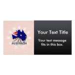 Australia Flag Map 2.0 Photo Cards