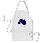 Australia Flag Map full size aprons