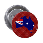 Australia Flag Map full size Buttons
