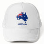 AUSTRALIA FLAG MAP TRUCKER HAT