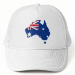 Australia Flag Map Hats