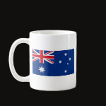 Australia Flag Map Classic Mug