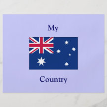 australia flag Mouse pad Flyers