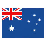 Australia Flag Personalized Invite