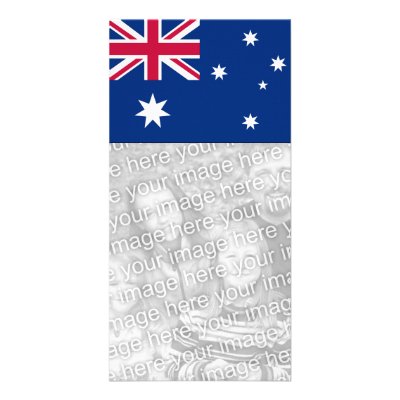 Australia Flag Photo Card by forbes1954
