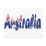 Australia Flag Post Card