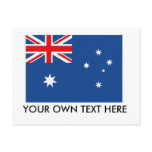 Australia Flag Post Card