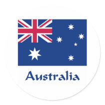 Australia Flag stickers