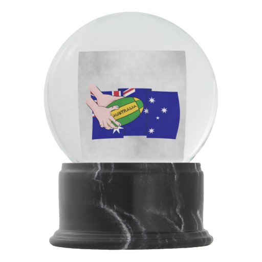 australia flag rugby ball cartoon hands snow globe zazzle australia flag rugby ball cartoon hands snow globe zazzle