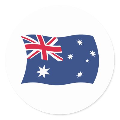 australia flags painting