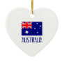 Australia Flag & Word Ornament