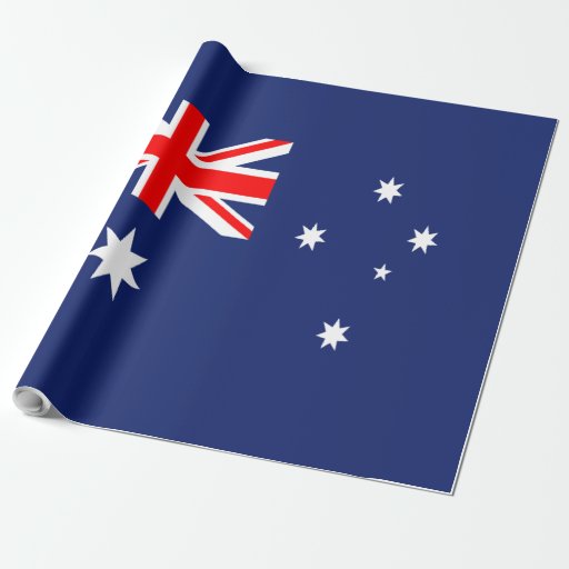 Australia flag wrapping paper Zazzle