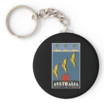 Australia Great Barrier Reef Queensland Keychain