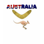 Australia Kangaroo Boomerang Womens T-Shirt