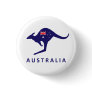 AUSTRALIA KANGAROO FLAG PINBACK BUTTON
