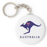 Australia Kangaroo Flag Key Chains