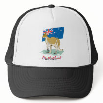 Australia Kangaroo Trucker Hat