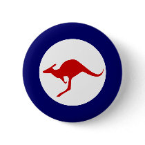 Australia kangaroo military aviation roundel button