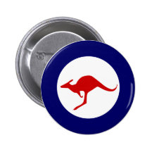 Australia kangaroo military aviation roundel button