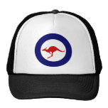 Australia kangaroo military aviation roundel trucker hat