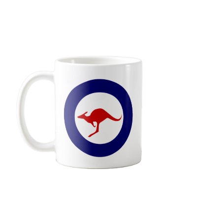 Australia kangaroo military aviation roundel coffee mug by armymonster