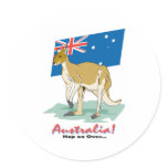 Australia Kangaroo Sticker
