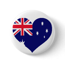 Australia Love Pinback Button