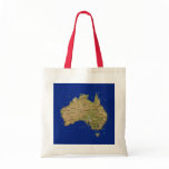 Australia Map Bag