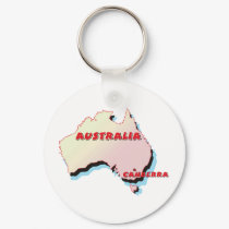 Australia Map keychains