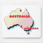 Australia Map Mouse Pads