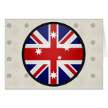 Australia quality Flag Circle Card