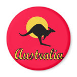 Australia Red earth Design Fridge Magnets