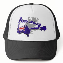 Australia rocks Trucker Cap Koala gear hats by AustraliaShop Australia rocks Trucker Cap Koala gear hats