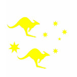Australia Roo & Cross t-shirts