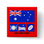 Australia rugby buttons