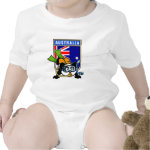 This cute panda loves to go scuba diving in Australia! The Great Barrier Reef has such beautiful coral reefs and marine life! Panda wears double tanks, a scuba mask & reg, and green fins. What a cutie! A great gift for any scuba diver who loves to go to Australia.