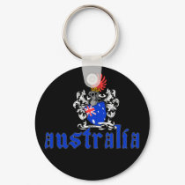 Australia Shield Keychain by Method77 Australia Shield Keychain