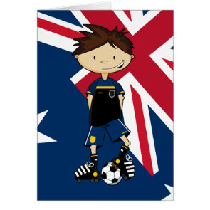 Australia Soccer Boy Card card