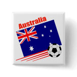 Australia Soccer Team Pinback Button