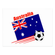 Australia Soccer Team Post Cards