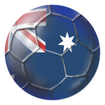 Australia Socceroos Soccer fans Oz flag Ball stickers by SoccerJersey Australia Socceroos Soccer fans Oz flag Ball stickers