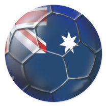 Australia Socceroos Soccer fans Oz flag Ball stickers by SoccerJersey Australia Socceroos Soccer fans Oz flag Ball stickers