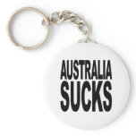 Australia Sucks Keychains