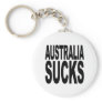 Australia Sucks Keychains